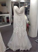 Allure Bridal Gown 9612L - Size :8 Colour: sand ivory