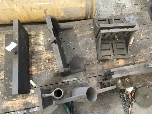 4 Assorted Angle Plates and 3 Assorted Brackets