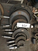 9 Assorted Outside Micrometers