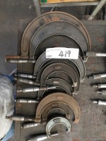 9 Assorted Outside Micrometers