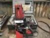ROTABROACH HEAVY DUTY MOTORISED CORE DRILL Mounted on Magnetic Base in Carry Case