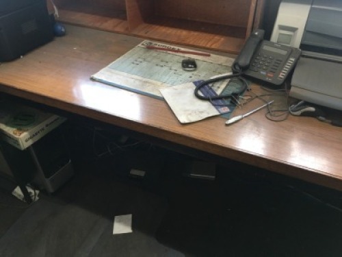 5 Heavy Duty Steel Framed Timber Topped Work Tables