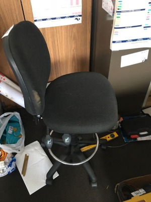 10 Assorted Steel Framed Office Chairs