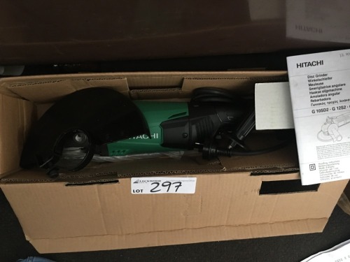 Hitachi Heavy Duty Portable Battery Electric Right Angle Grinder (New)