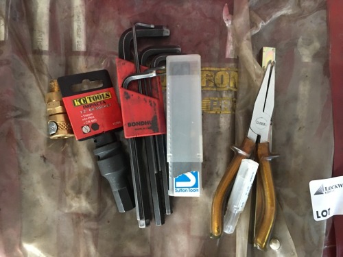 Lot Assorted Spanners, Hand Tools and 2 Hydac Hydraulic Filters