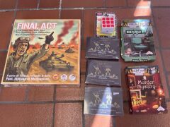 Bundle of Final Act, Quick Cube, 3x Elder Scrolls Call to Arms Resin Figures Expansion, 2x Escape Room Game Expansions