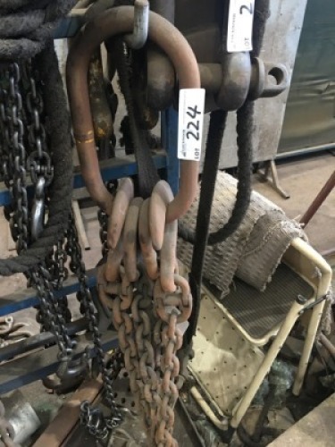 Heavy Duty Twin Leg Chain Lifting Sling