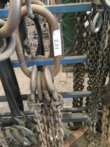 Heavy Duty Twin Leg Chain Lifting Sling