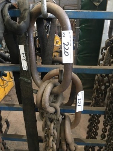 Heavy Duty Twin Leg Chain Lifting Sling
