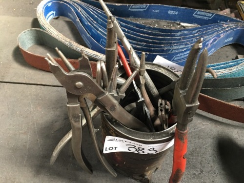 Quantity Assorted Ring Expanders, Pliers etc