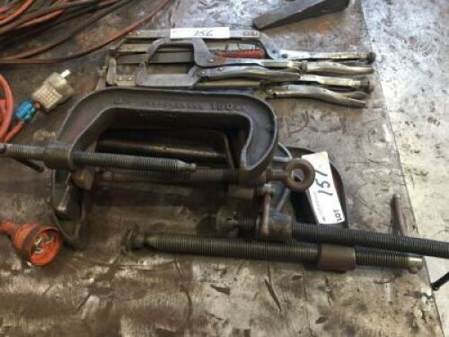 5 Assorted Heavy Duty G Clamps