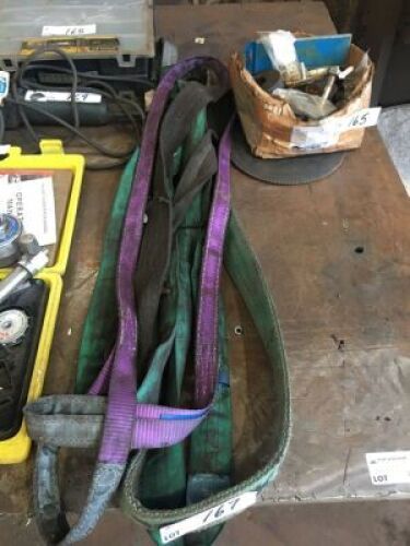 3 Assorted Webbing Lifting Slings