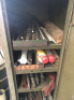 Steel Framed Single Door Storage Cabinet and Large Quantity Assorted Drills, Reamers etc