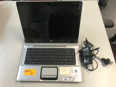 DNL Hewlett Packard Pavillion dv6000 Laptop Computer with Intel Centrino Duo, S/N: CNF7312TVV