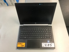 Hewlett Packard Probook 430 G5 i7 8th Generationre 13.3" Laptop with Intel i7-8550U CPU@1.8GHz, 8 GB Ram, 256 SSD Hard Disk. Windows 10. No power supply - 2