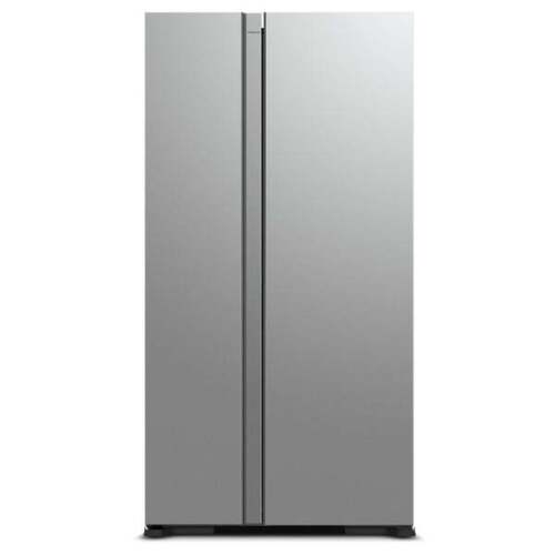 Hitachi 595L Side By Side Inverter Refrigerator - Silver Glass RS800PT0GS