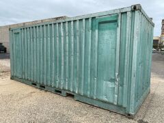 20' Shipping Container - RESERVE MET - 2