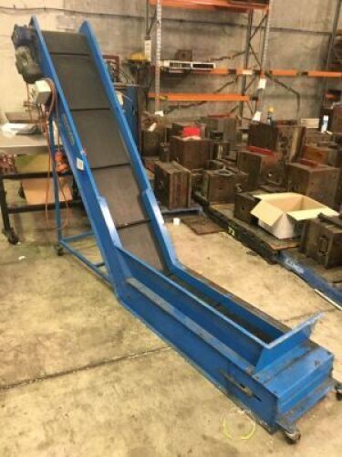 Matarm Motorised Elevating Slat Belt Conveyor