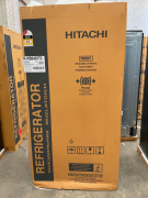 Hitachi 638L Mauve Grey Glass French Door Fridge - RWB640VT0GMG - 2