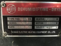 Tew Dehumidifyng Dryer, Model: THD-50E - 2