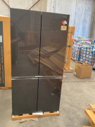 Hitachi 638L Mauve Grey Glass French Door Fridge - RWB640VT0GMG - 8