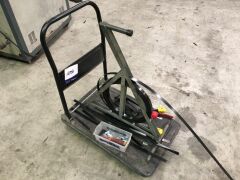 Manual strapping machine coil holder and trolley - 2