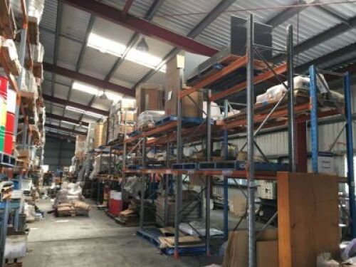 Qty of 11 x Bays of Pallet Racking
