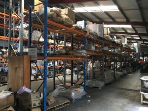 Qty of 11 x Bays of Pallet Racking
