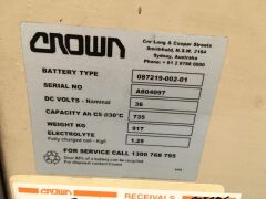 Crown Battery Electric Forklift - 5