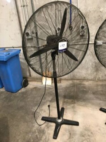 Kinchrome750mm ind. Pedestal fan
