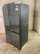 Hitachi 638L 4 Door French Door Fridge - Mirror Glass RWB640VT0XMIR - 11