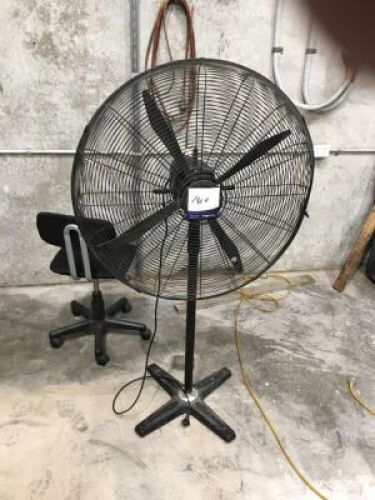 Kinchrome750mm ind. Pedestal fan