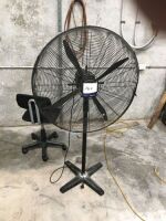 Kinchrome750mm ind. Pedestal fan