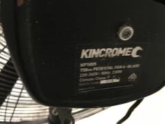 Kinchrome750mm ind. Pedestal fan - 2