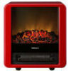 Dimplex Minicube Red Electric Heater Fireplace Heat Flame Smoke Coal Wood Effect