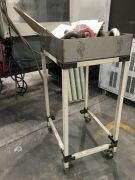 Qty of 2 x mobile tray/tables - 3