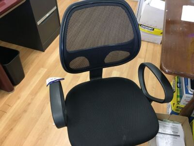 2 office arm chairs.