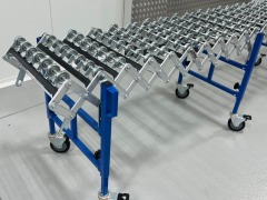 2021 Tycon Concertina Gravity Roller Conveyor - 2