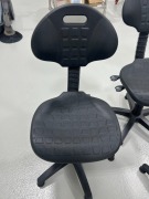 3 x adjustable operators chairs - 2