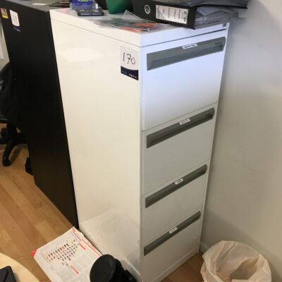 Namco 4 drawer metal filing cabinet