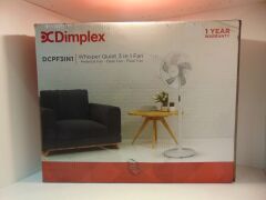 Dimplex 40cm 3-in-1 Pedestal Fan with Remote Control - White - DCPF3IN1 - 2