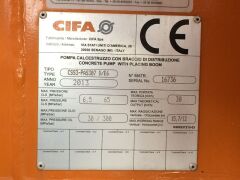 CIFA Spritz System CCS-3 (2013) Truck-Mounted Sprayed Concrete Boom Pump, Only 133 Hours - 14