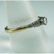 (DO NOT LOT) 18ct yellow & white gold diamond set ring - 2