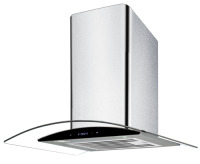 Airvolution Curved Glass Canopy Rangehood 90cm (ARGC90BTS)