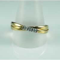(DO NOT LOT) 9ct yellow gold diamond set ring