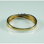 (DO NOT LOT) 9ct yellow gold diamond set ring - 4