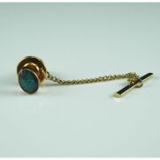 (DO NOT LOT) 9ct Australian opal tie pin - 4