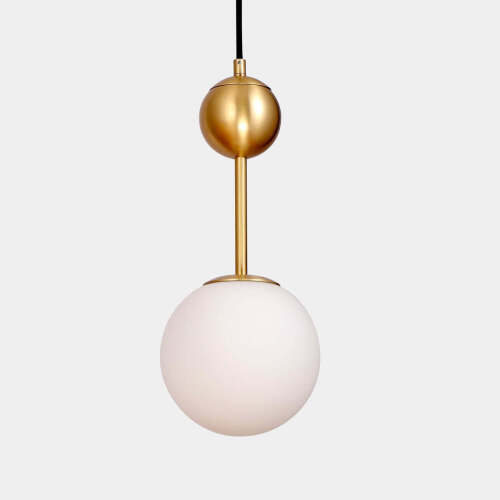 Born Pendant Light, White/Gold