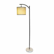 Alhazen Floor Lamp, Bronze/Marble