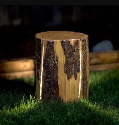 Artiwood Log Lamp Light